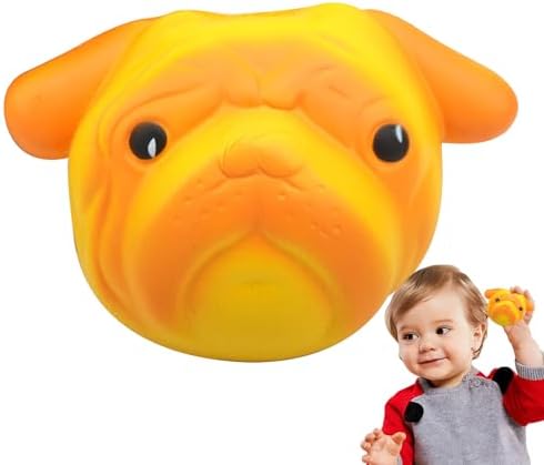 GRelaxing - Pelota de goma para apretar para perro, juguete elástico para reducir el estrés, juguete sensorial para ansiedad divertido para niños y niñas (B) 5 1711171276 543 GRelaxing Pelota de goma para apretar para perro juguete