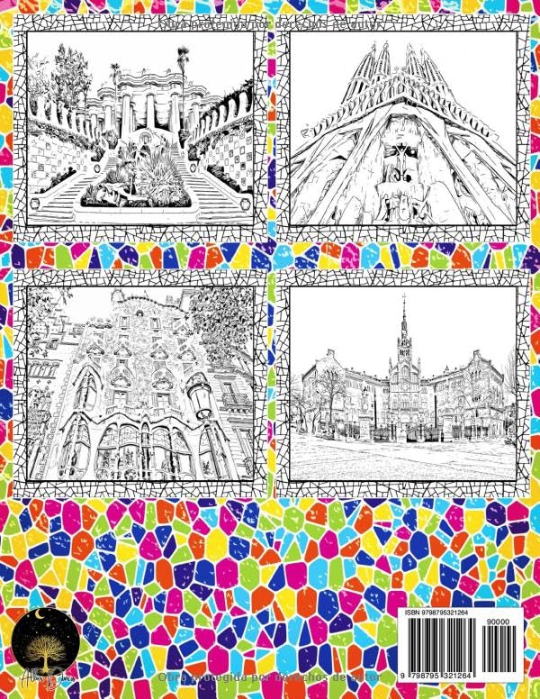 Arquitectura modernista para colorear: Un libro para recorrer los edificios emblemáticos del modernismo catalán en Barcelona | 50 Dibujos para liberar su mente y aliviar el estrés y la ansiedad 1 1711257363 619 Arquitectura modernista para colorear Un libro para recorrer los edificios