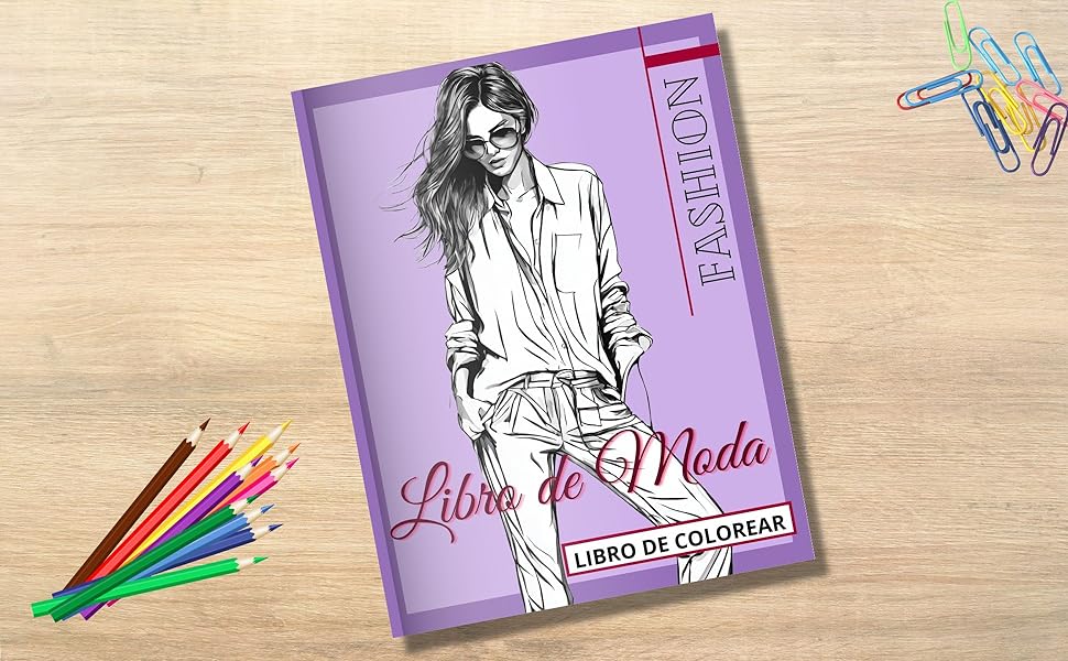 Este libro es perfecto para dejar volar tu imaginación, moda para mujeres adultos un gran regalo