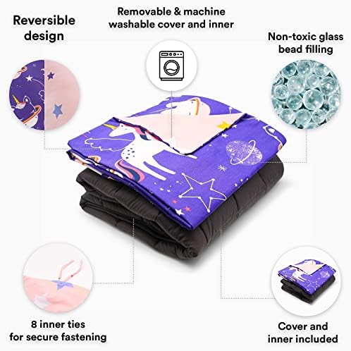 1711349621 774 Happy Linen Company Manta con peso lavable para ninos diseno
