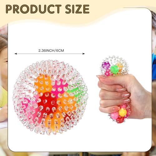 Aoriher 12 Bolas Antiestrés para Adultos Pelotas Antiestrés Bolas de Colores para Apretar Bolas para Aliviar Estrés Juguetes de Apretar para Dedos Mano Oficina Relajación Ansiedad Descompresión 1 1711353347 591 Aoriher 12 Bolas Antiestres para Adultos Pelotas Antiestres Bolas de