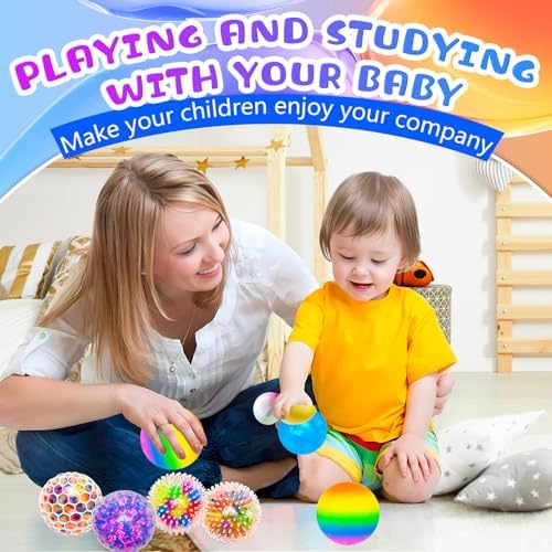 6 Piezas Bolas Antiestres Adultos y Niños, Pelota Antiestres Juguetes Sensoriales, Squishy Juguetes Anti Estrés Bolas Que Alivian la Ansiedad para Apretar, Tdah, Autismo (A) 3 1711395759 582 6 Piezas Bolas Antiestres Adultos y Ninos Pelota Antiestres Juguetes