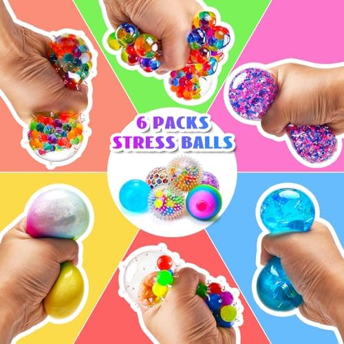 6 Piezas Bolas Antiestres Adultos y Niños, Pelota Antiestres Juguetes Sensoriales, Squishy Juguetes Anti Estrés Bolas Que Alivian la Ansiedad para Apretar, Tdah, Autismo (A) 1 1711395759 931 6 Piezas Bolas Antiestres Adultos y Ninos Pelota Antiestres Juguetes
