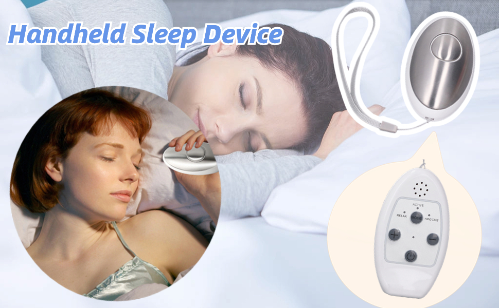 Handheld Sleep Device Microcurrent Anxiety Relief Regulate Mood USB Rechargeable