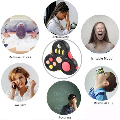 1711466239 40 XKSOCT Fidget Pad Anti Estres con 9 Funciones Controlador de Almohadilla