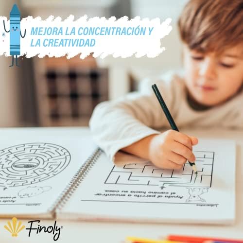 Finoly Mi Primer Libro Grafomotricidad - Niños de 3 a 6 años - Cuaderno Trazos y Preescritura - Aprender Actividades y Ejercicios Líneas Formas Números Laberintos Dibujos - Educación Infantil 3 1711531559 35 Finoly Mi Primer Libro Grafomotricidad Ninos de 3 a