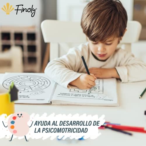 Finoly Mi Primer Libro Grafomotricidad - Niños de 3 a 6 años - Cuaderno Trazos y Preescritura - Aprender Actividades y Ejercicios Líneas Formas Números Laberintos Dibujos - Educación Infantil 6 1711531560 440 Finoly Mi Primer Libro Grafomotricidad Ninos de 3 a