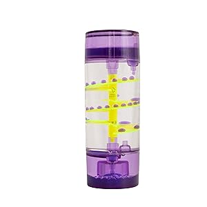 Temporizador de puntos en espiral sensorial líquido morado | Temporizador de necesidades sensoriales