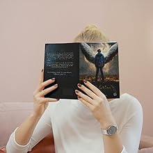 MALAKHIM: Novela de fantasía urbana para adultos sobre ángeles y demonios. 11 mockup lectura