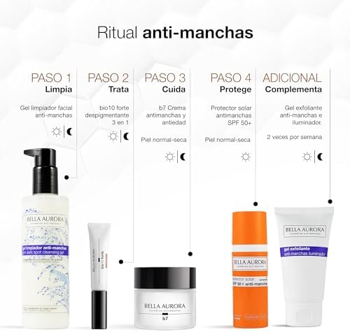 BELLA AURORA - Bio10 Forte 3 en 1, 10 ml, Camufla las Manchas Piel con Color, Despigmenta y Protege, Elimina Manchas Oscuras, Difumina Manchas e Imperfecciones, Protección SPF 50+ 6 1711592183 228 BELLA AURORA Bio10 Forte 3 en 1 10 ml