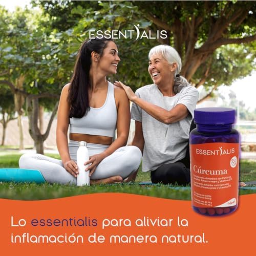 Essentialis Cúrcuma – Cúrcuma Curcumina, Pimienta Negra (Piperina), Jengibre y Vitamina D3 – Ayuda Flexibilidad y Bienestar Articular – Ayuda a la Función Digestiva – 90 cápsulas - 3 meses 3 1711636487 257 Essentialis Curcuma – Curcuma Curcumina Pimienta Negra Piperina Jengibre y