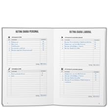 HAZLO REAL. Agenda sin fecha, trimestral, A5: Mod. Emprendedor (Blanco) - Planificador trimestral, mensual, semanal y diario para máxima productividad. Objetivos OKR y control de hábitos. 14 establecer, definir, rutina, rutina matinal, rutina personal, rutina profesional, rutina nocturna