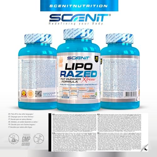 Quemagrasas potente para adelgazar - Lipo Razed Xtreme - Acción Quemagrasas potente - Fat Burner efecto termogenico - Contribuye a perder peso y adelgazar - 19 ingredientes - 120 cápsulas veganas 3 1711691229 662 Quemagrasas potente para adelgazar Lipo Razed Xtreme Accion