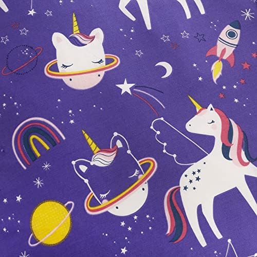 Happy Linen Company Manta con peso lavable con diseño de unicornio para niños, color morado, 7 libras, 90 x 120 cm, manta con peso para calmar la gravedad, para terapia de ansiedad 2 1711734343 922 Happy Linen Company Manta con peso lavable con diseno de