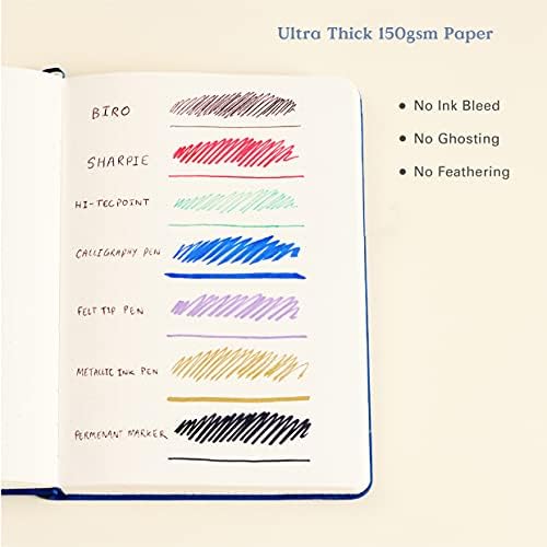 Ottergami Bullet Journal de Puntos | Bullet Cuaderno A5 | 150gsm Papel Espeso Sin Sangrado | The Pro - Negro 4 1711742834 292 Ottergami Bullet Journal de Puntos Bullet Cuaderno A5