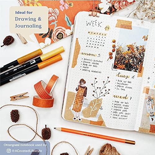 Ottergami Bullet Journal de Puntos | Bullet Cuaderno A5 | 150gsm Papel Espeso Sin Sangrado | The Pro - Negro 2 1711742834 550 Ottergami Bullet Journal de Puntos Bullet Cuaderno A5