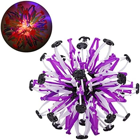 ceasnitis 2 Piezas Esfera Bola respiración con Luces, Bola respiración para aliviar el estrés expandible para niños y Adultos Yoga Ansiedad respiración Profunda 5 1711770944 389 ceasnitis 2 Piezas Esfera Bola respiracion con Luces Bola respiracion