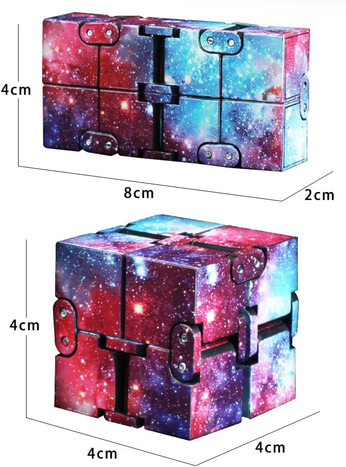 1711811054 871 2 Piezas Cubo Magico Infinito，Infinito Magico Bloques，para aliviar el estres