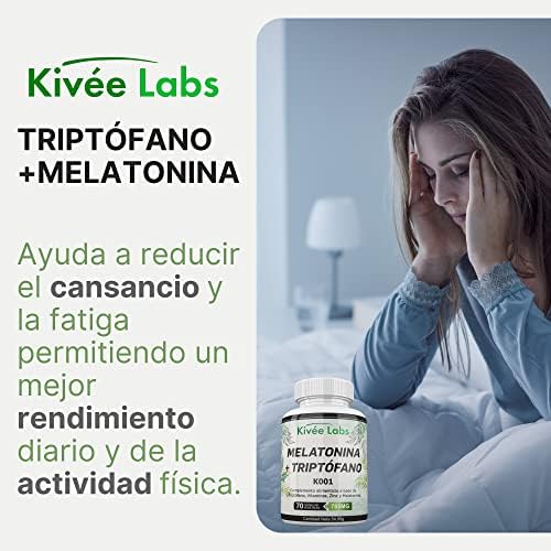 1711843489 617 Kiveelabs 70 Capsulas Melatonina pura 19 mg Triptofano