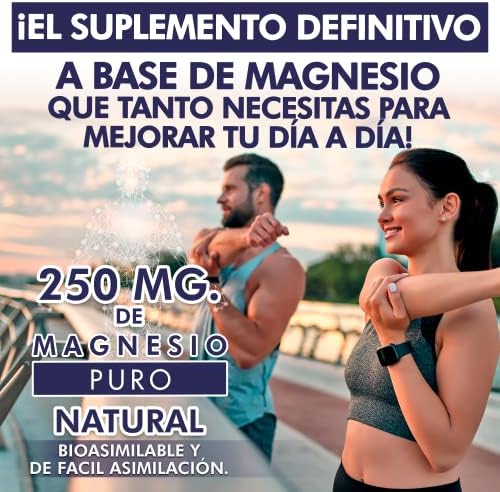 Magnesio Esencial | Oxido de Magnesio Puro | Disminuye el cansancio y la fatiga | Fortalece el sistema muscular y óseo | Magnesio 100% natural y Bioasimilado | Dosis eficaz | 60 comprimidos 1 1711867145 696 Magnesio Esencial Oxido de Magnesio Puro Disminuye el