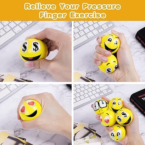 1711915601 497 Ainiv Bola de Emoticonos 20 Pieces Fidget Bolas con Sonrisa