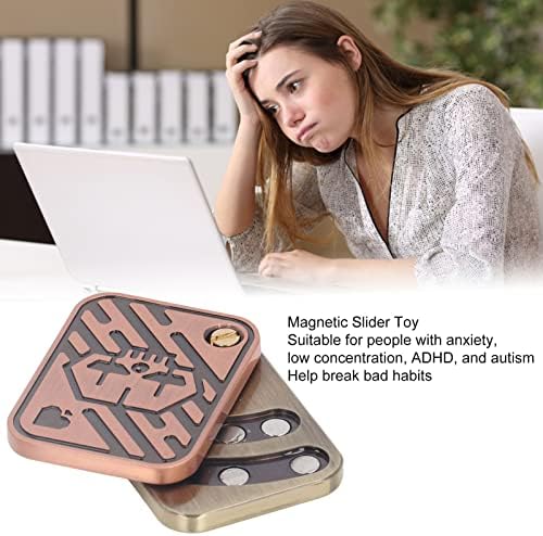 Ejoyous Fidget Slider Toy, Metal Poke Fidget Slider EDC Fidget Toys para Adultos TDAH Autismo Ansiedad Alivio del Estrés Juguete Magnético Fidget Descompresión Háptica 1 1711970249 986 Ejoyous Fidget Slider Toy Metal Poke Fidget Slider EDC Fidget