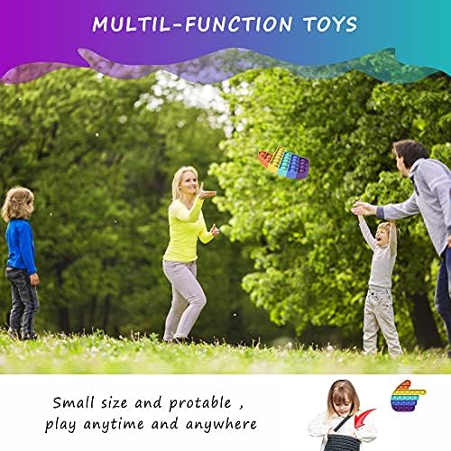 Bdwing Push Bubble Juguete Sensorial para La Punta del Dedo, Alivia El Estrés Y La Ansiedad(Mano Arcoiris) 1 1711998517 179 Bdwing Push Bubble Juguete Sensorial para La Punta del Dedo
