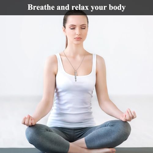 DGUSO 4pcs Neurocontrol Aparato Ansiedad Collar De Reducción De Estrés Herramienta De Ajuste De Respiración Meditación Relajación De Ocio Atención Plena De Acero Inoxidable 6 1712010300 341 DGUSO 4pcs Neurocontrol Aparato Ansiedad Collar De Reduccion De Estres