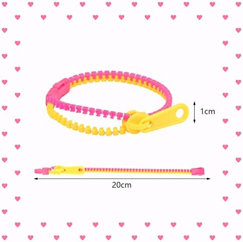 LANMOK Pulsera con Cremallera ansiedad de Amistad 28 Unidades de Pulseras Coloridas ansiedad Juguete sensorial niños de Navidad para aliviar el estrés y premios para Fiestas de Navidad 6 1712017740 31 LANMOK Pulsera con Cremallera ansiedad de Amistad 28 Unidades de