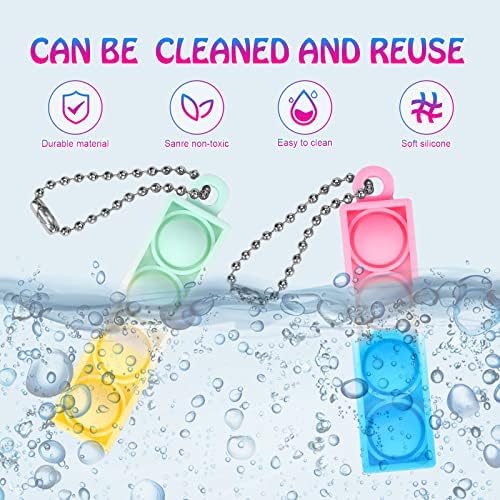 1712174571 698 48 PCS Mini Llaveros Antiestres de Silicona Regalos de Pop