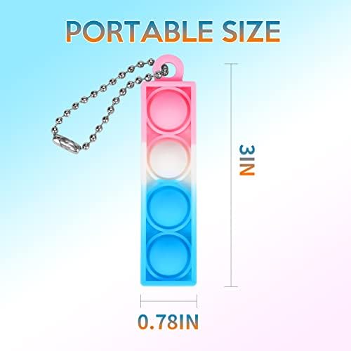 1712174571 69 48 PCS Mini Llaveros Antiestres de Silicona Regalos de Pop