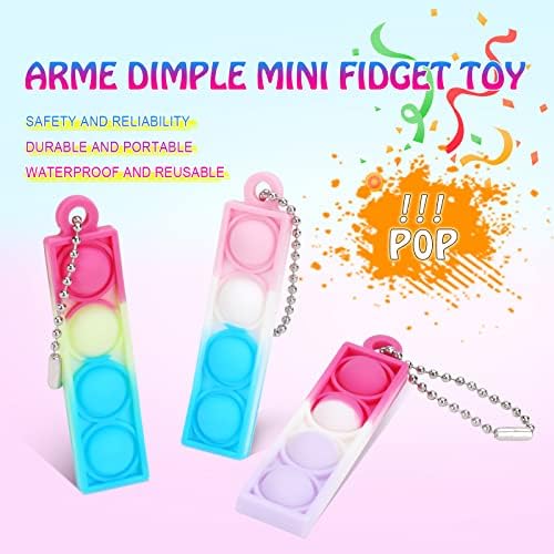 1712174571 932 48 PCS Mini Llaveros Antiestres de Silicona Regalos de Pop