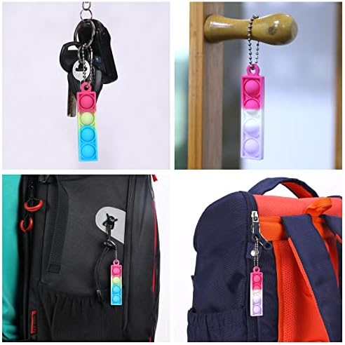 1712174572 375 48 PCS Mini Llaveros Antiestres de Silicona Regalos de Pop