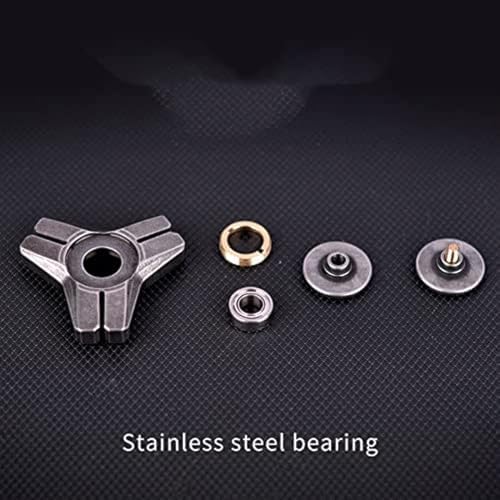 FLADO Fidgets Juguete Metal Mano Spinner EDC Reductor, Anti-Ansiedad Fidget Spinner Sensorial Estrés Alivio TDAH, Favores de Fiesta para Niños/Adultos Regalo de San Valentín (Negro) 4 1712222825 174 FLADO Fidgets Juguete Metal Mano Spinner EDC Reductor Anti Ansiedad Fidget
