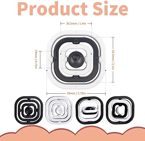 1712242136 947 Yeefunjoy Fidget Juguetes Blanco y Negro Juguete para Dedos Fidget
