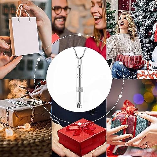 4 Collares de respiración para Dejar de Fumar, Collar de respiración Consciente de Acero Inoxidable, Collar de respiración para la ansiedad, Collar antitabaco de armonía Tranquila 3 1712257885 545 4 Collares de respiracion para Dejar de Fumar Collar de