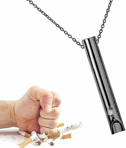 4 Collares de respiración para Dejar de Fumar, Collar de respiración Consciente de Acero Inoxidable, Collar de respiración para la ansiedad, Collar antitabaco de armonía Tranquila 1 1712257885 814 4 Collares de respiracion para Dejar de Fumar Collar de