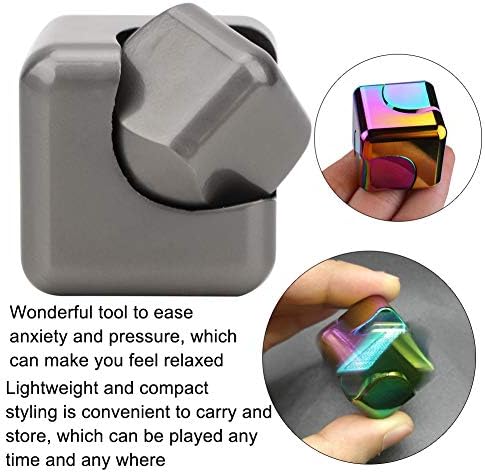Pinsofy Fidget Toy, Juguete de Descompresión para Aliviar el Estrés Y la Ansiedad para Gyro Toy para Mayores de 6 Años(Gris Metalizado) 2 1712284337 533 Pinsofy Fidget Toy Juguete de Descompresion para Aliviar el Estres
