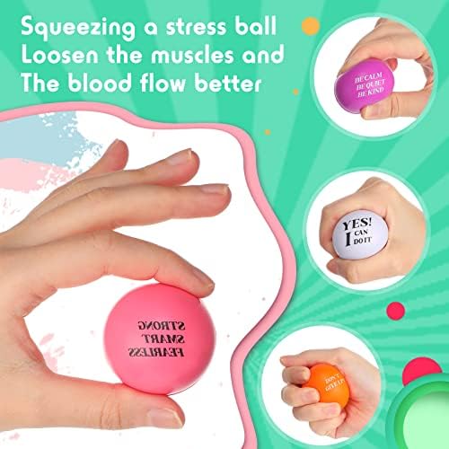 Kasyat 30 Piezas de Bolas de Estrés Motivacionales Bolas de Espuma de Colores Bola de Alivio de Estrés Inspiradora Paquete de Bola de Estrés con Citas Bola Pequeña de Ansiedad para Motivar Alentar 4 1712307251 994 Kasyat 30 Piezas de Bolas de Estres Motivacionales Bolas de