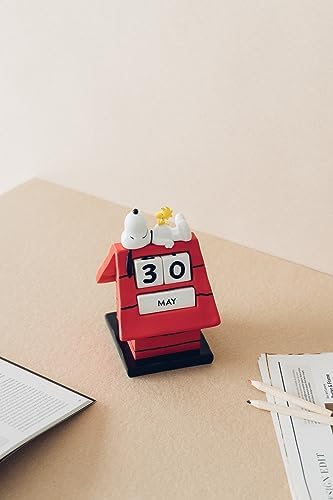 Calendario Perpetuo SNOOPY & Woodstock – Base In Resina Con Blocchi Intercambiabili
