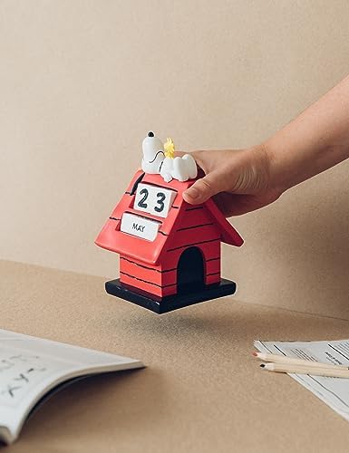1712349328 318 Grupo Erik Calendario perpetuo 3D Snoopy Doghouse Calendario 3D
