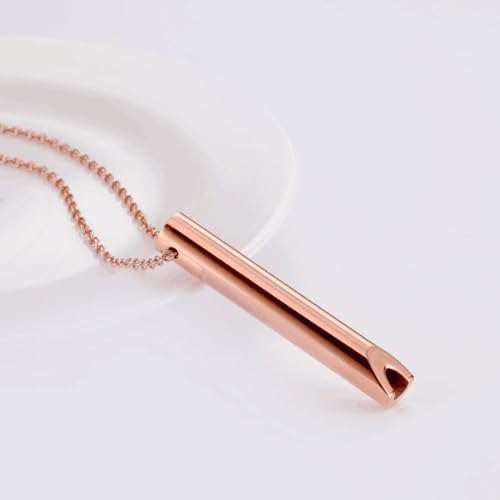 REQAG Collar de respiración 2 Piezas, Collar de Acero Inoxidable Duradero para aliviar la ansiedad, Ejercicios de respiración, meditación, Dejar de Fumar, Regalo para Mujeres y Hombres 2 1712403887 990 REQAG Collar de respiracion 2 Piezas Collar de Acero