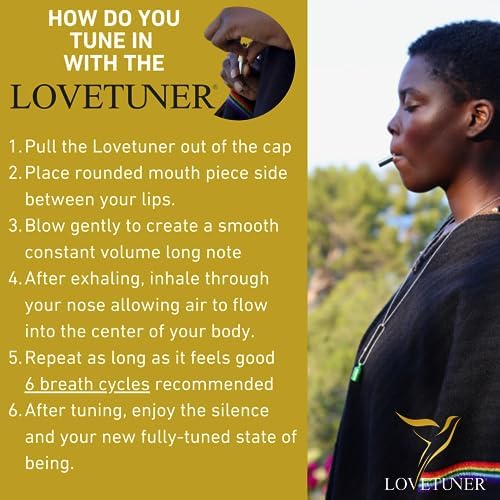 LOVETUNER Collar de afinación de meditación 528 hz Frecuencia del amor | Dispositivo de atención plena para aliviar la ansiedad y el estrés (Cordón de algodón encerado bronce) 5 1712441252 63 LOVETUNER Collar de afinacion de meditacion 528 hz Frecuencia del