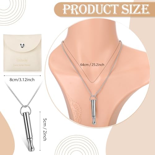 Fiada Collar de Respiración Consciente Collar de Ejercicios de Respiración Profunda de Acero Inoxidable con Bolsa Joyería Portátil para Aliviar Ansiedad Estrés Relajación Meditación 1 1712507025 136 Fiada Collar de Respiracion Consciente Collar de Ejercicios de Respiracion