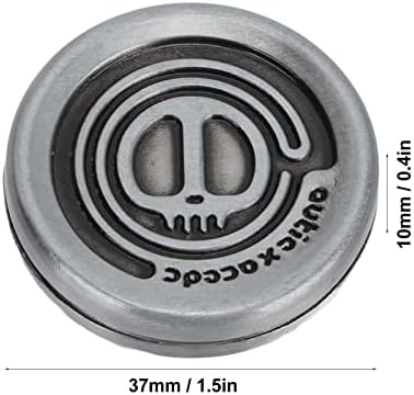 Ejoyous Haptic Coin Clicker Adultos Antique Silver Metal Magnetic Push Slider Estrés Ansiedad Alivio Sensorial Juguete para Oficina - Fidget Haptic Coins para Relajación y Concentración 5 1712553780 611 Ejoyous Haptic Coin Clicker Adultos Antique Silver Metal Magnetic Push
