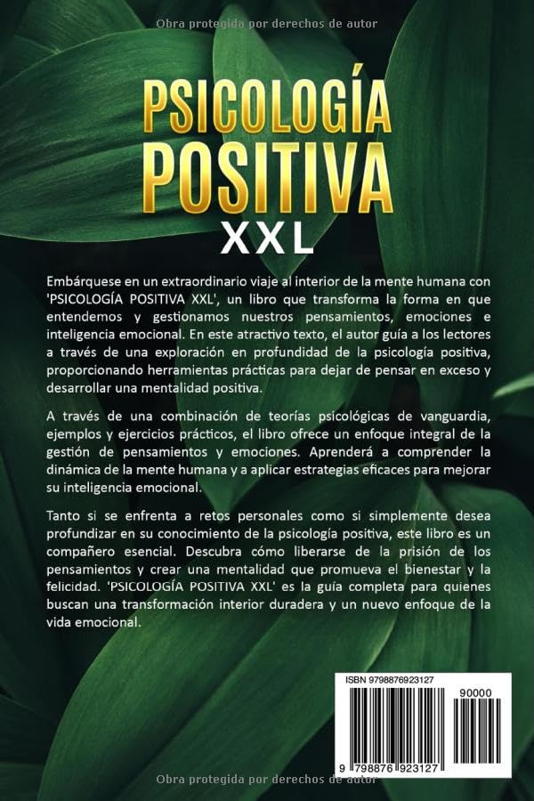 Psicología Positiva XXL: un viaje al interior de la mente humana, para dejar de pensar en exceso, gestionar los pensamientos comprender las emociones ... emocional - bono psicología oscura 1 1712557793 300 Psicologia Positiva XXL un viaje al interior de la mente
