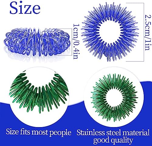 LLMSIX 10 anillos de acupresión, juguete para la ansiedad, tricotilomanía, juguetes silenciosos, anillos de acupresión, anillos sensoriales para aliviar el estrés, anillos sensoriales para adultos, 1 1712569921 811 LLMSIX 10 anillos de acupresion juguete para la ansiedad tricotilomania