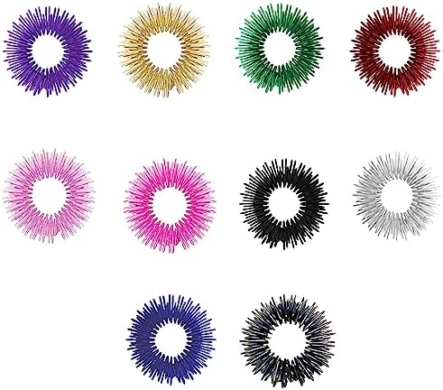 LLMSIX 10 anillos de acupresión, juguete para la ansiedad, tricotilomanía, juguetes silenciosos, anillos de acupresión, anillos sensoriales para aliviar el estrés, anillos sensoriales para adultos, 7 1712569922 775 LLMSIX 10 anillos de acupresion juguete para la ansiedad tricotilomania
