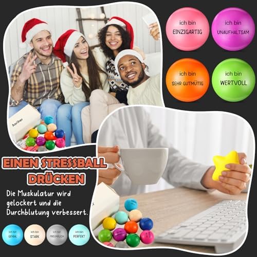1712577811 587 Aoriher 12 Pelotas Antiestres de Espuma de Colores Brillantes Bolas