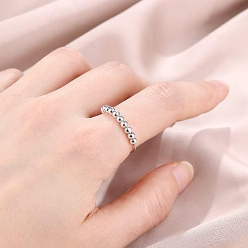 1712622676 236 YADOCA 925 Anillos de Ansiedad de Plata Esterlina para Mujeres
